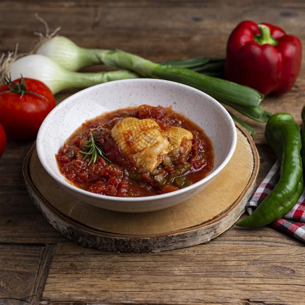 Poulet à la basquaise Poulet à la basquaise