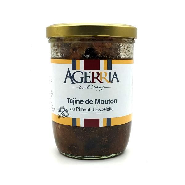 Tajine de Mouton au Piment d'Espelette 800g Tajine de Mouton au Piment d'Espelette 800g